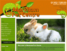 Tablet Screenshot of markhampets.co.uk